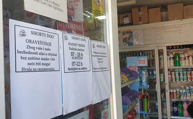 Трговински ланац у Борчи увео строга правила: У куповину само са заштитом